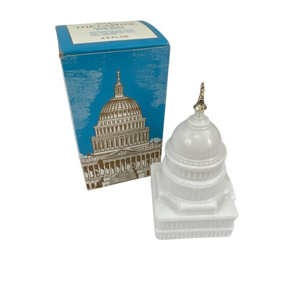 Avon 1976 "The Capitol" Bicentennial Grandpacore Spicy After Shave Collectible - Picture 1 of 9